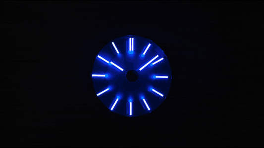 Large Light Pipe Wall Clock w/hour markers (20 inch dia)
